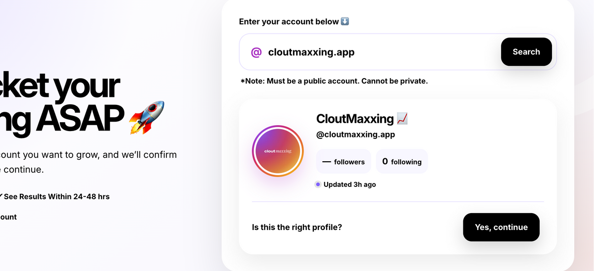 Choose your profile